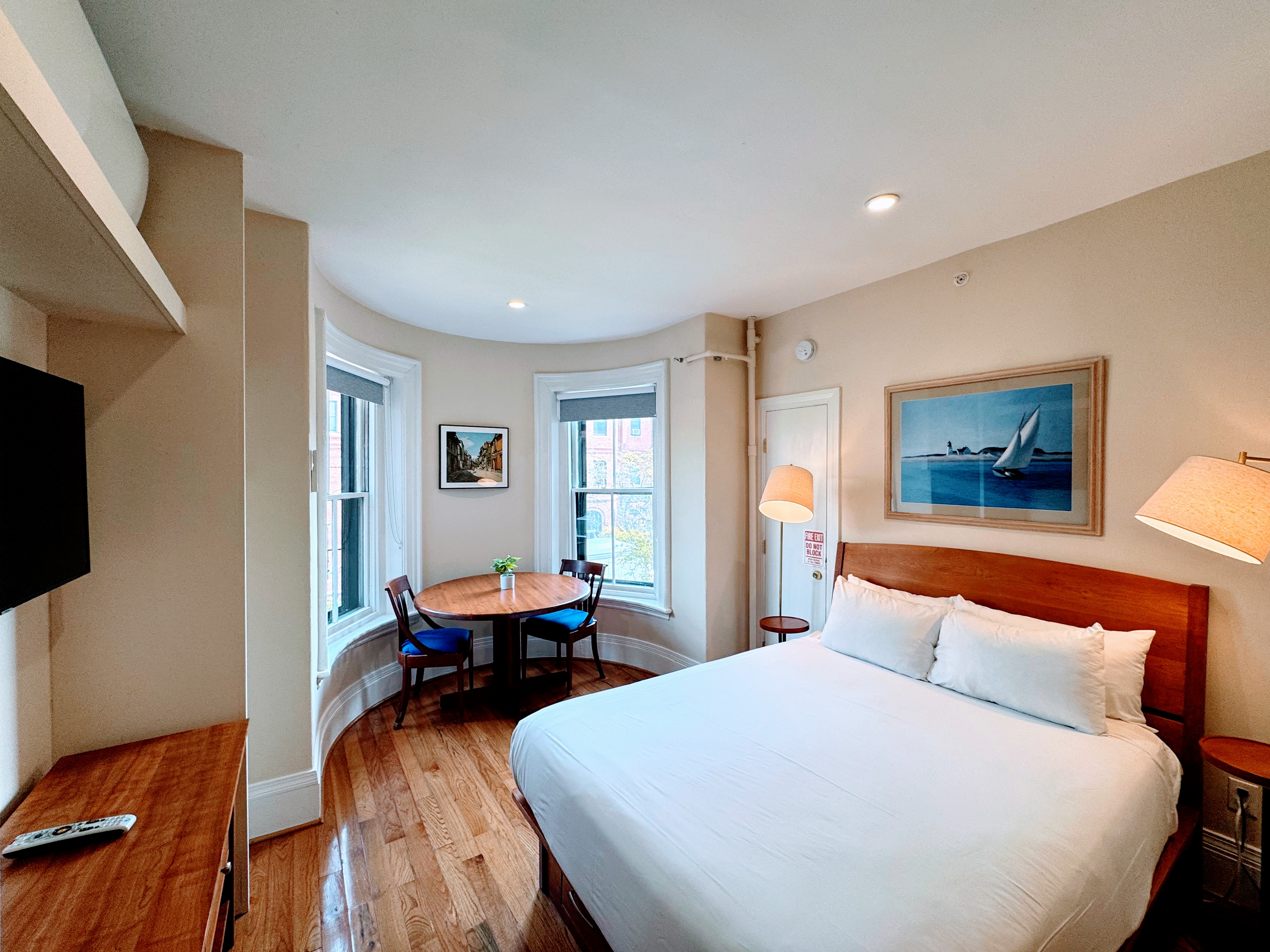 Bed with Table and Chairs