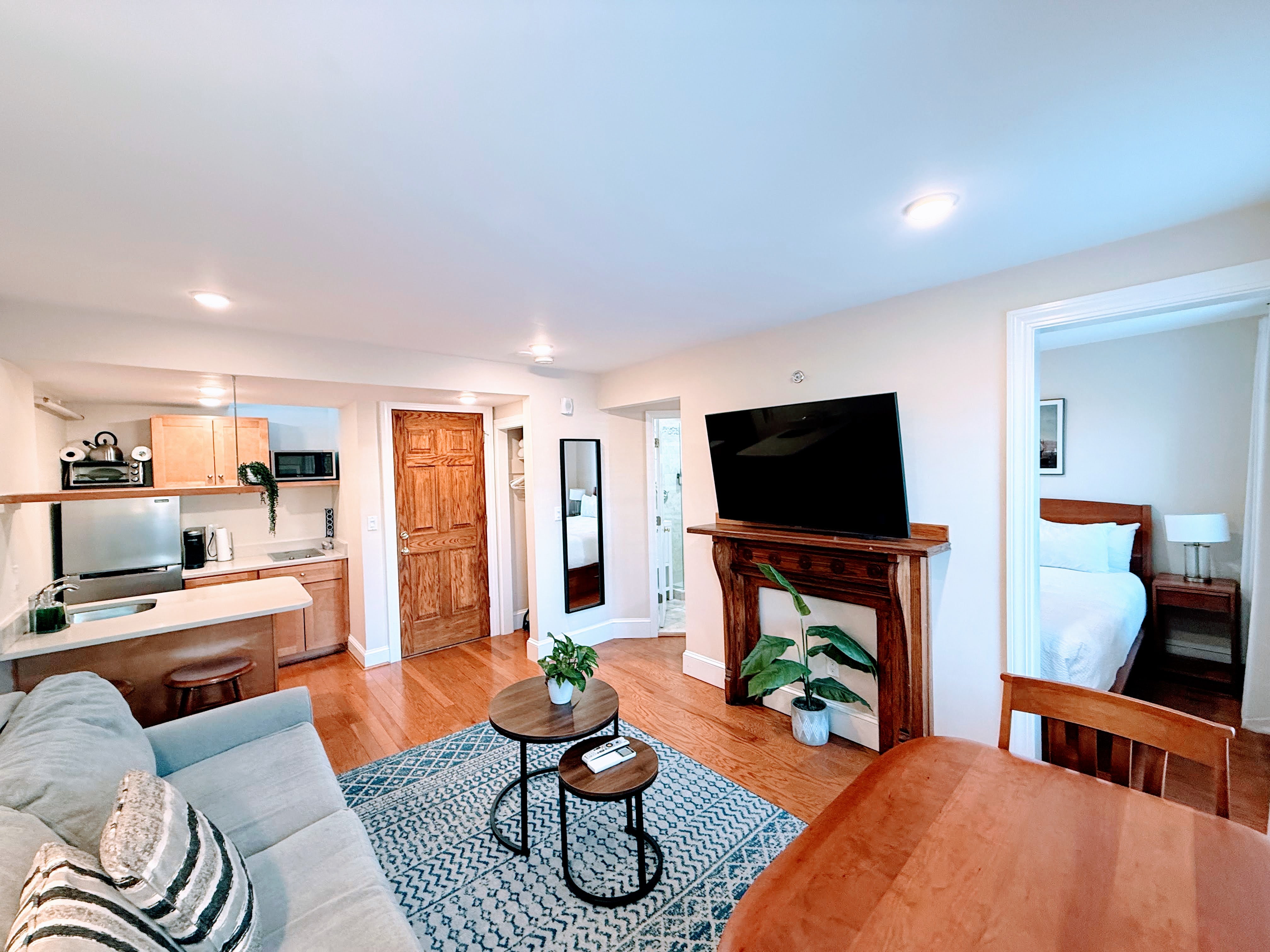 suite with full kitchen